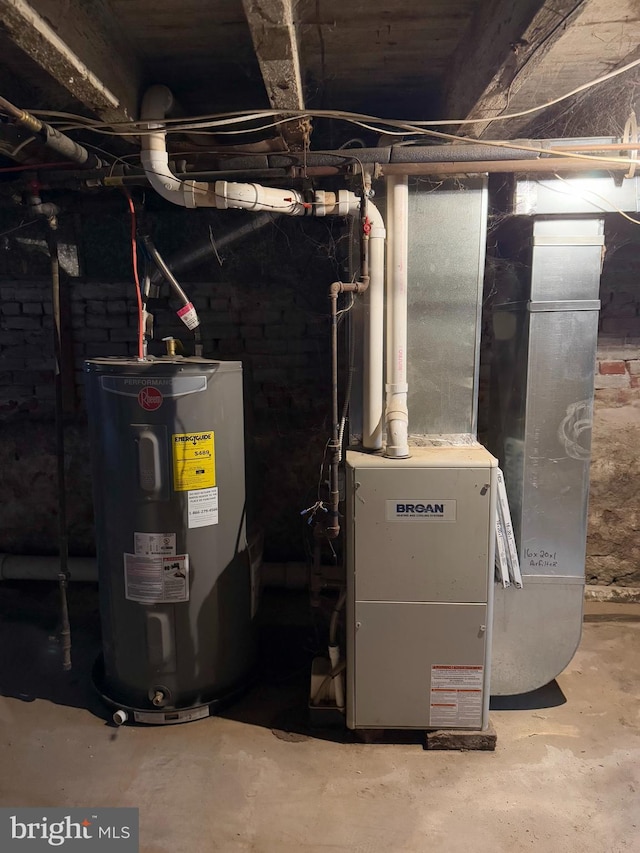 utilities with water heater