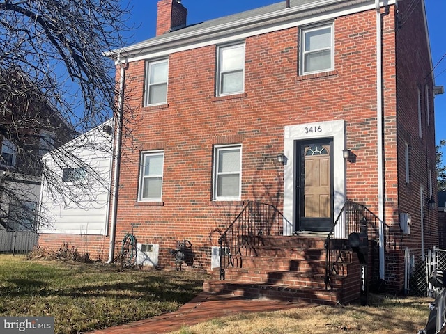 view of front of home