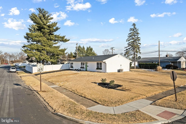 view of ranch-style home