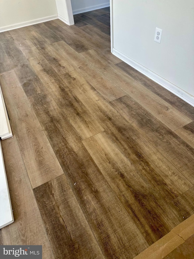 interior details with wood-type flooring