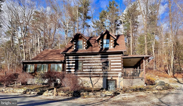 view of front of home