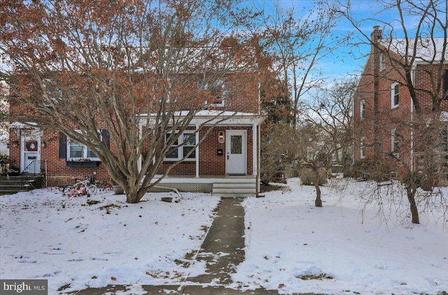 view of front of home