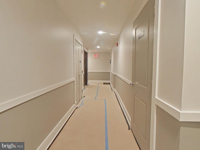 view of hallway