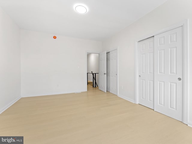 interior space with light wood-type flooring