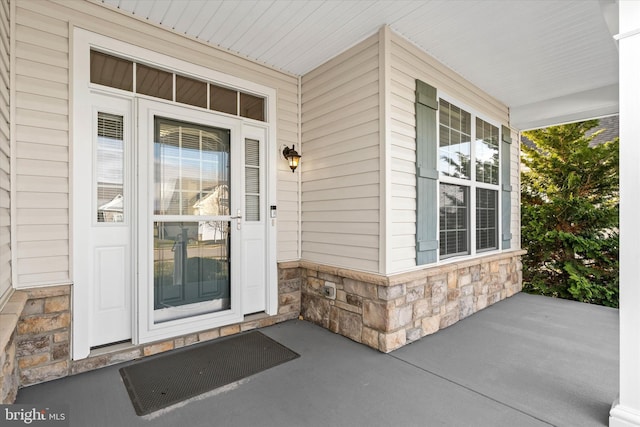 view of entrance to property