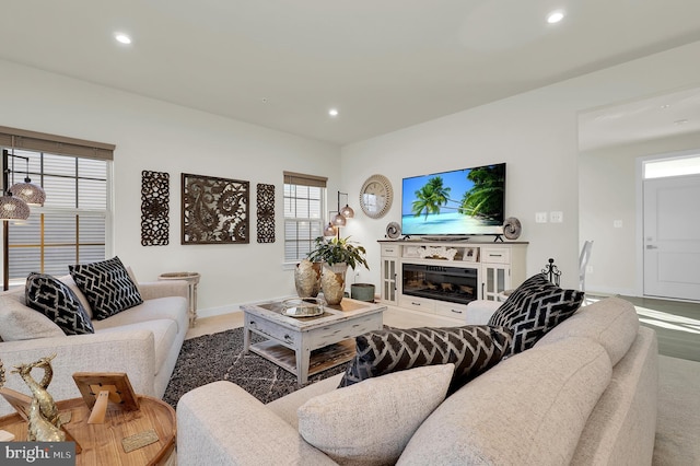 view of living room