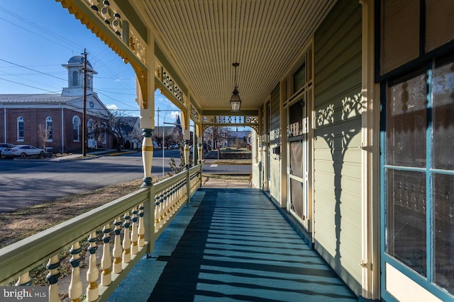 balcony with a porch