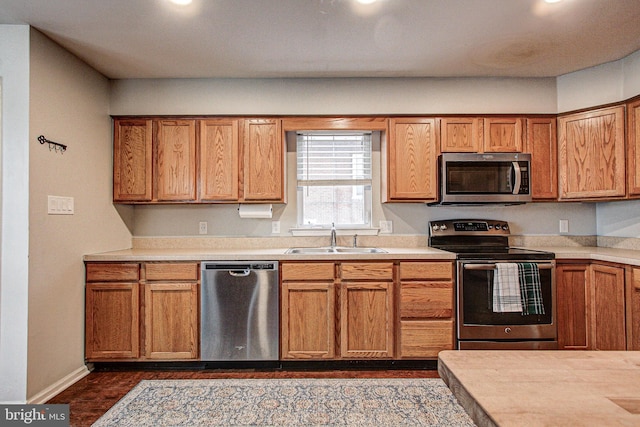 kitchen featuring sink and stainless steel appliances