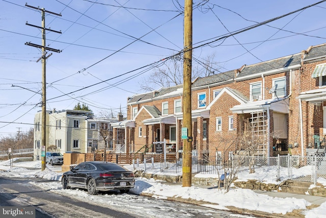 view of front of property