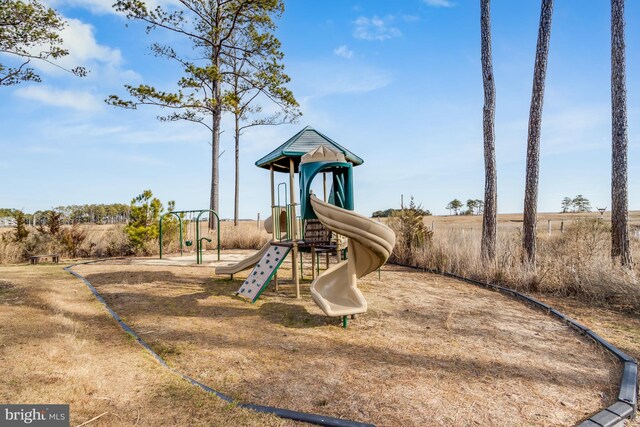 view of jungle gym