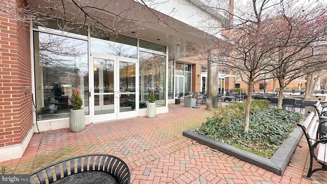 view of patio / terrace with french doors