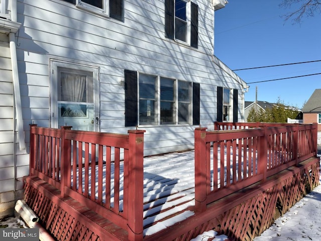 view of deck