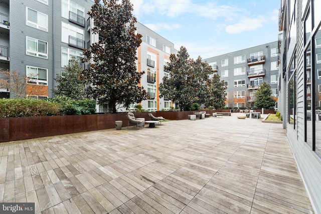 view of home's community featuring a patio