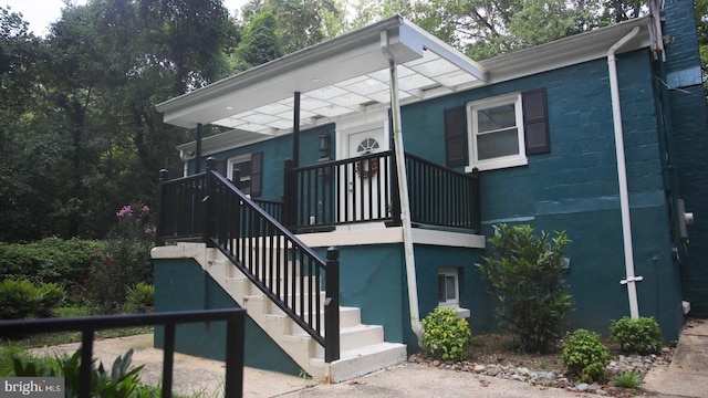 view of rear view of house