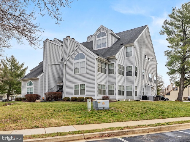 exterior space with a lawn