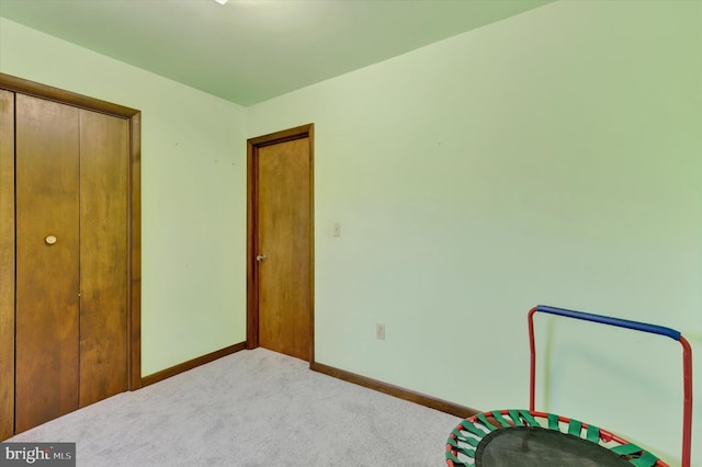 playroom with carpet floors