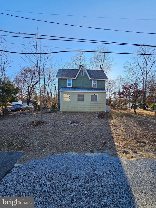 view of side of property