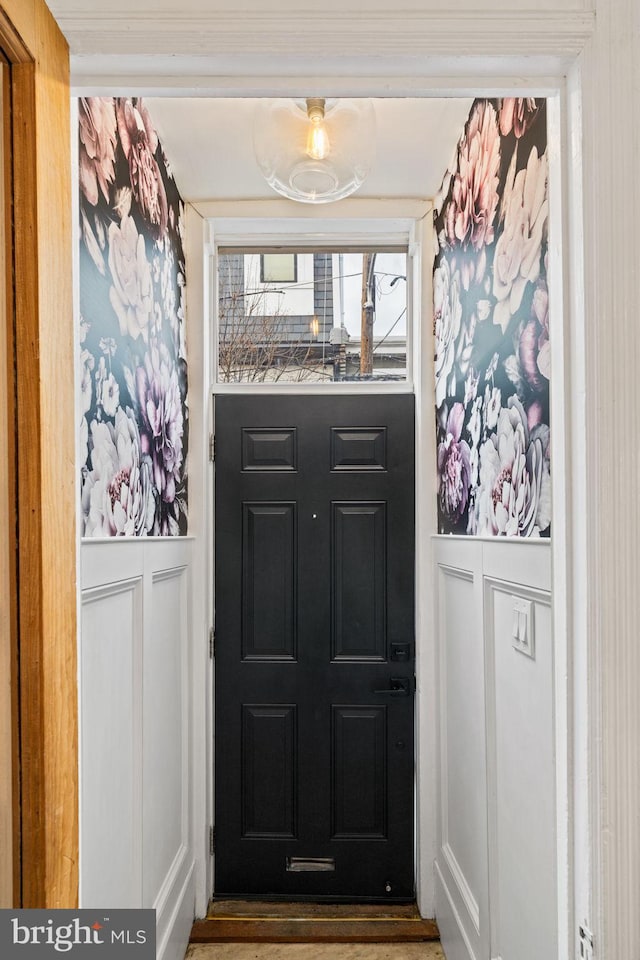 view of entrance foyer