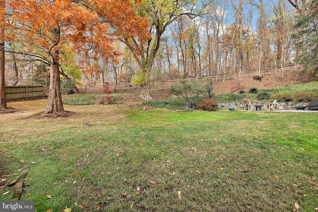 3007 Faulkland Rd, Wilmington, DE 19808 - view of yard with a fire pit
