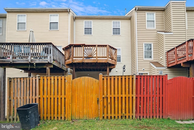 view of back of property