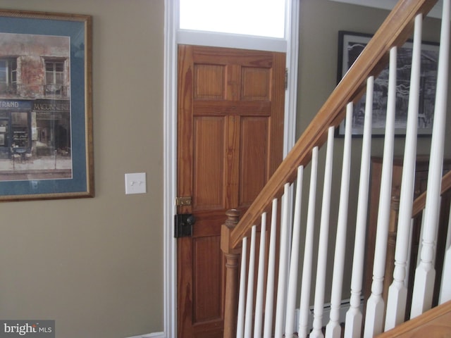 view of entrance foyer