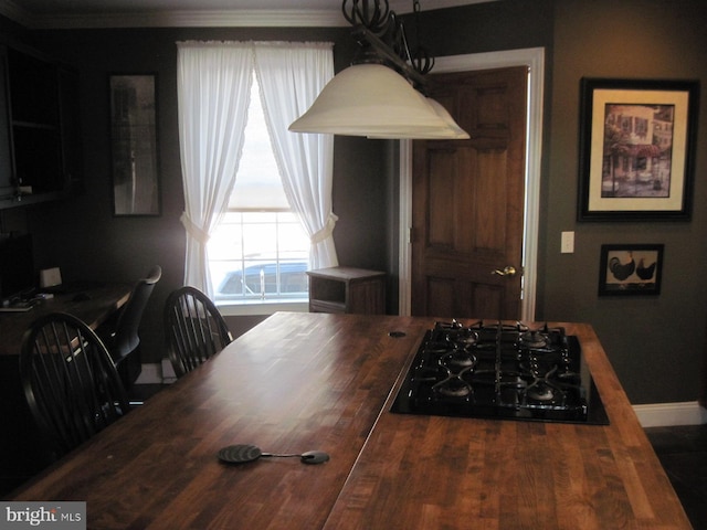 view of dining room