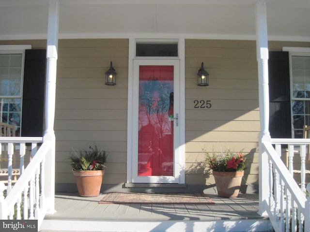 view of entrance to property