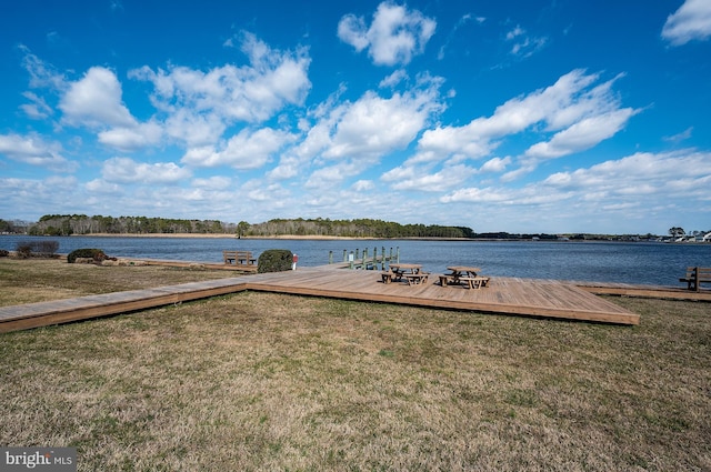 view of water feature