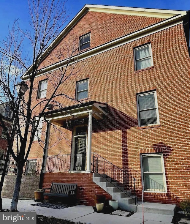 view of rear view of property