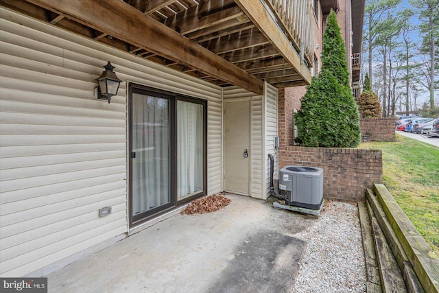 view of patio / terrace with cooling unit