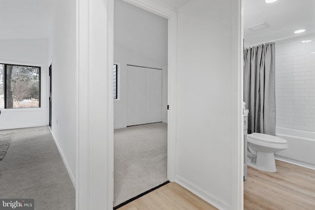 6136 Sinbad Pl, Columbia, MD 21045 - hallway featuring light wood-type flooring