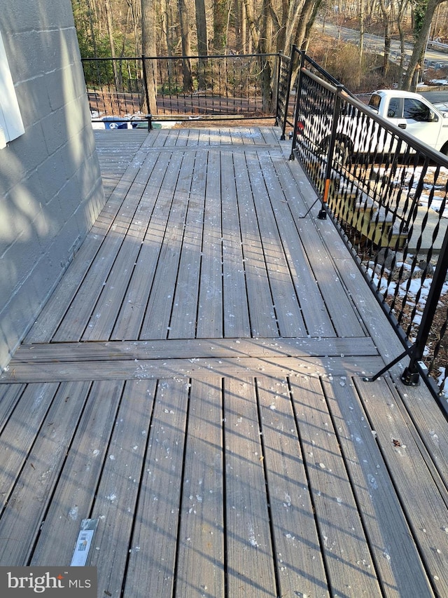 view of deck