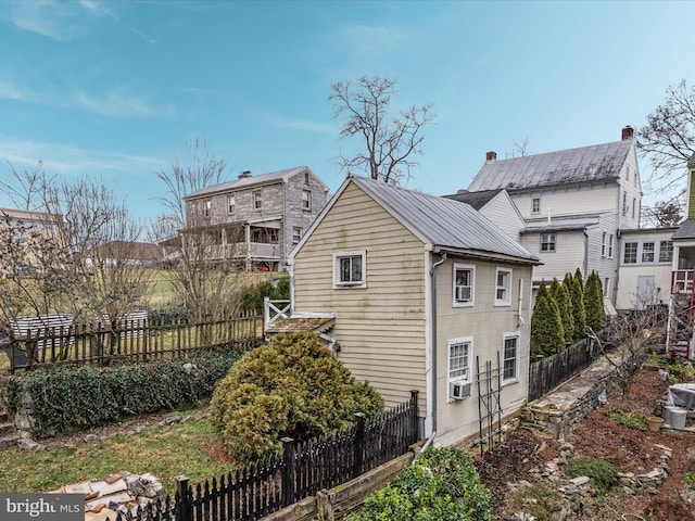 view of property exterior featuring cooling unit