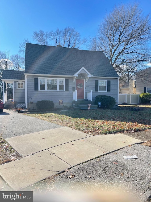 view of front of home