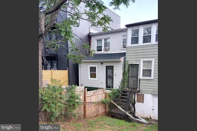 view of rear view of property