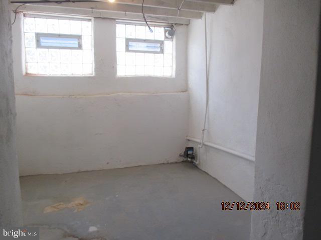 view of basement