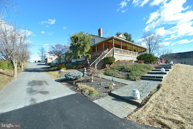 view of side of home