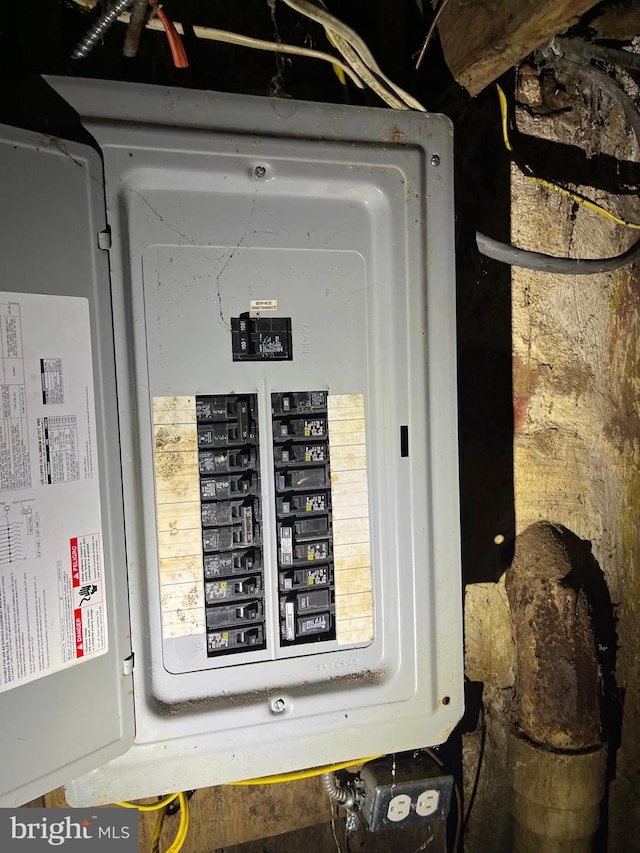 utility room featuring electric panel