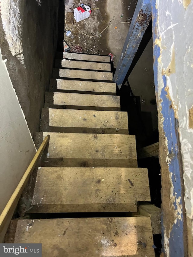 view of stairs