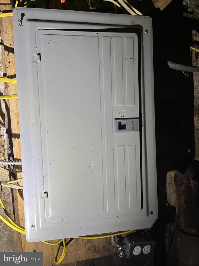 utility room with electric panel