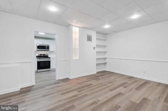 interior space featuring light hardwood / wood-style flooring