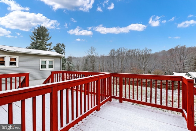 view of deck