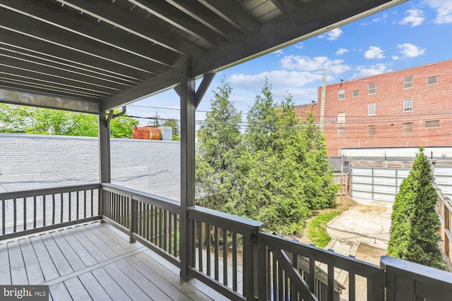 931 Farragut St NW, Washington, DC 20011 - view of wooden deck