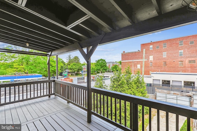 931 Farragut St NW, Washington, DC 20011 - view of wooden deck