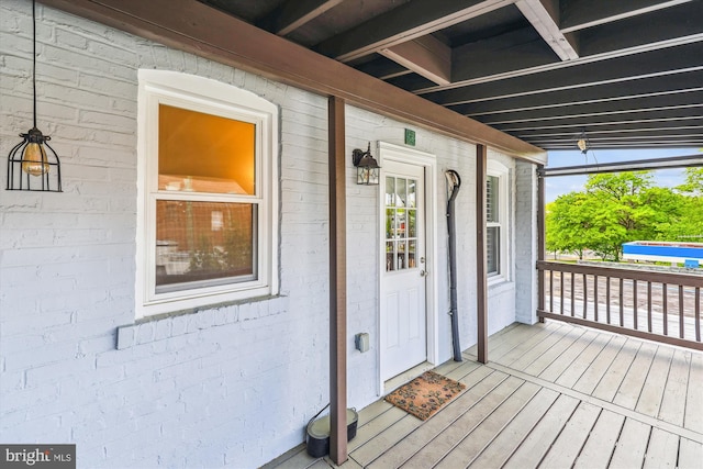 931 Farragut St NW, Washington, DC 20011 - wooden terrace with covered porch