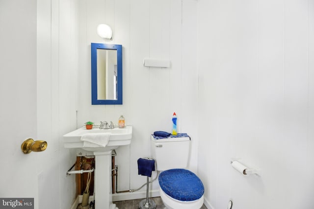 bathroom with toilet