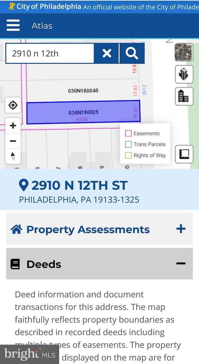 2910 N 12th St, Philadelphia PA, 19133 land for sale