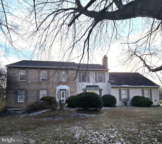 view of colonial house