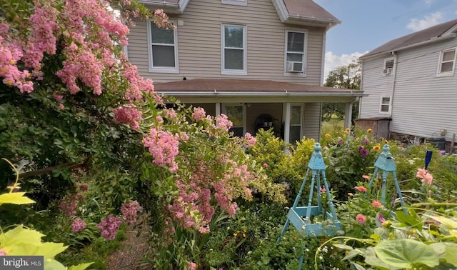 view of back of property