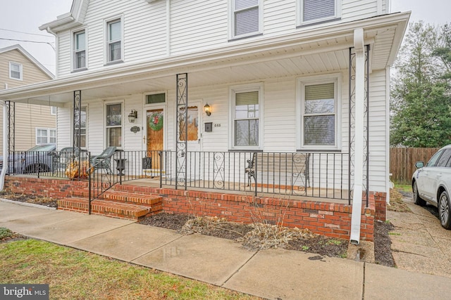 view of front of home